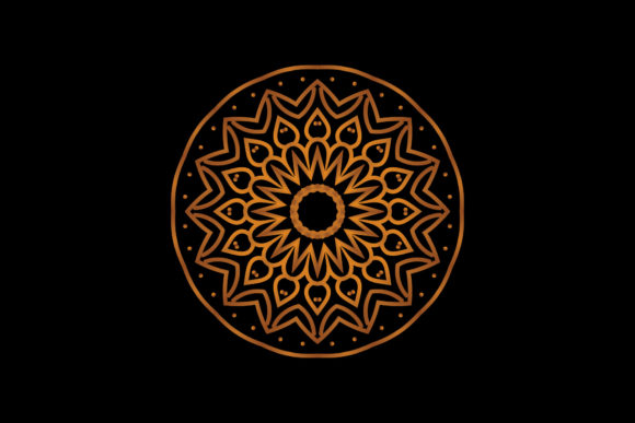Download Mandala Gradient Gold Indian Design Art - Premium Resources