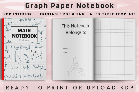 Download Graph Paper Notebook - 1/2 Inch Squares - Premium Resources